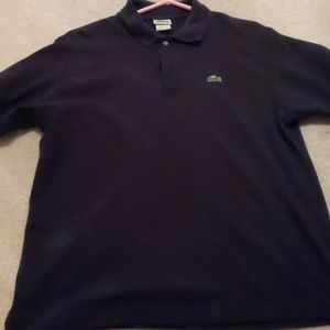 Men's Lacoste Polo Sz 6 Navy